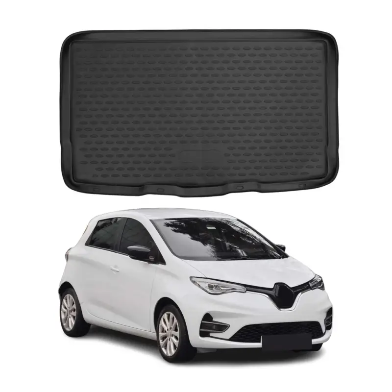 Kofferraummatte Kofferraumwanne für Renault Zoe 2019-2021 Gummi TPE Schwarz Neue Ware