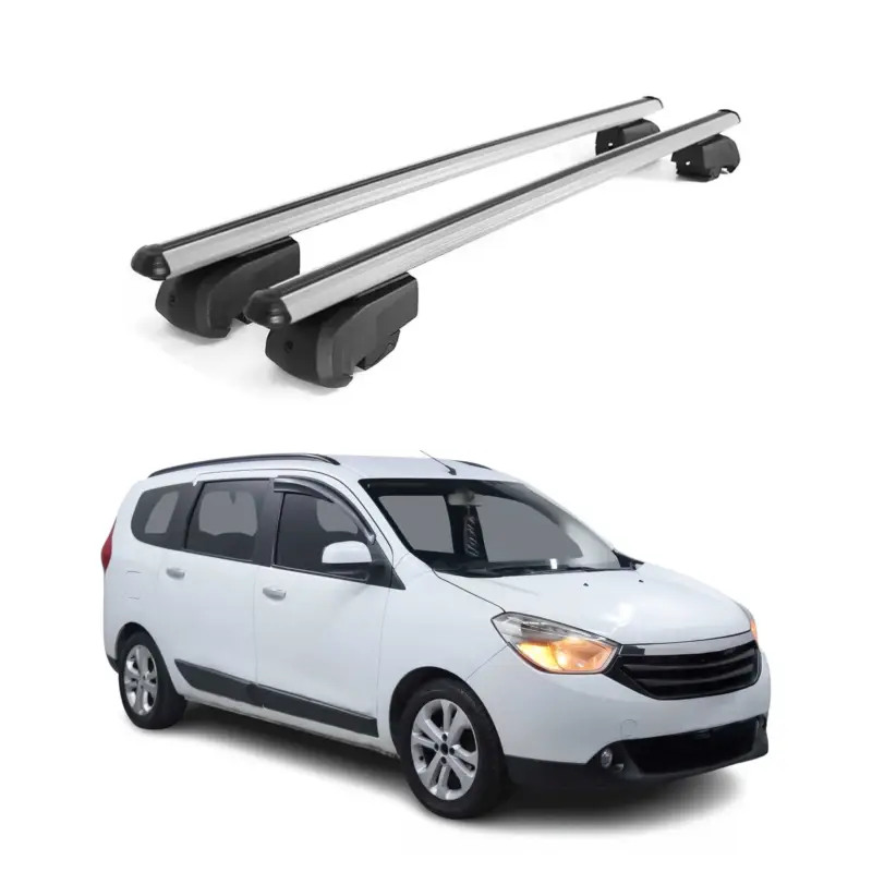 Dachträger Gepäckträger für Dacia Lodgy 2012-2023 Querträger ABE Alu Grau 2x Kracherpreis