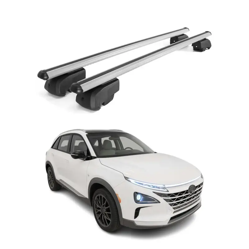 Dachträger Gepäckträger für Hyundai Nexo 2019-2026 Querträger ABE Alu Grau Aktuell