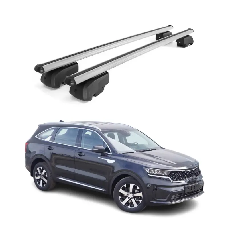 Dachträger Gepäckträger für Kia Sorento 2021-2026 Querträger ABE Alu Grau 2x Schnäppchen