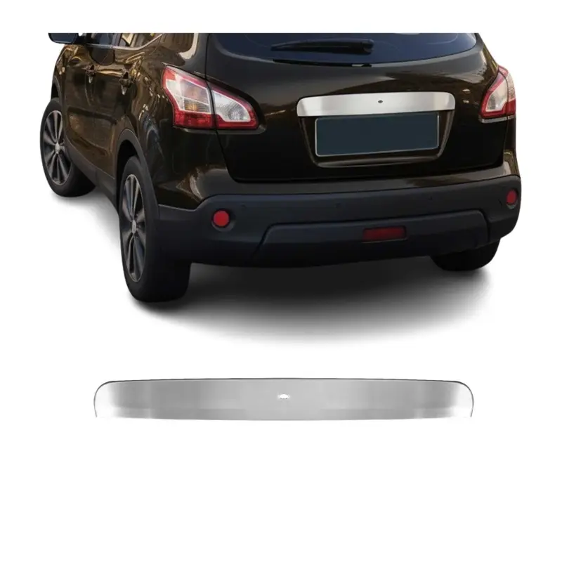 Jetzt Kaufen Kofferraumleiste Heckleiste für Nissan Qashqai J10 2006-2014 Chrom Gebürstet
