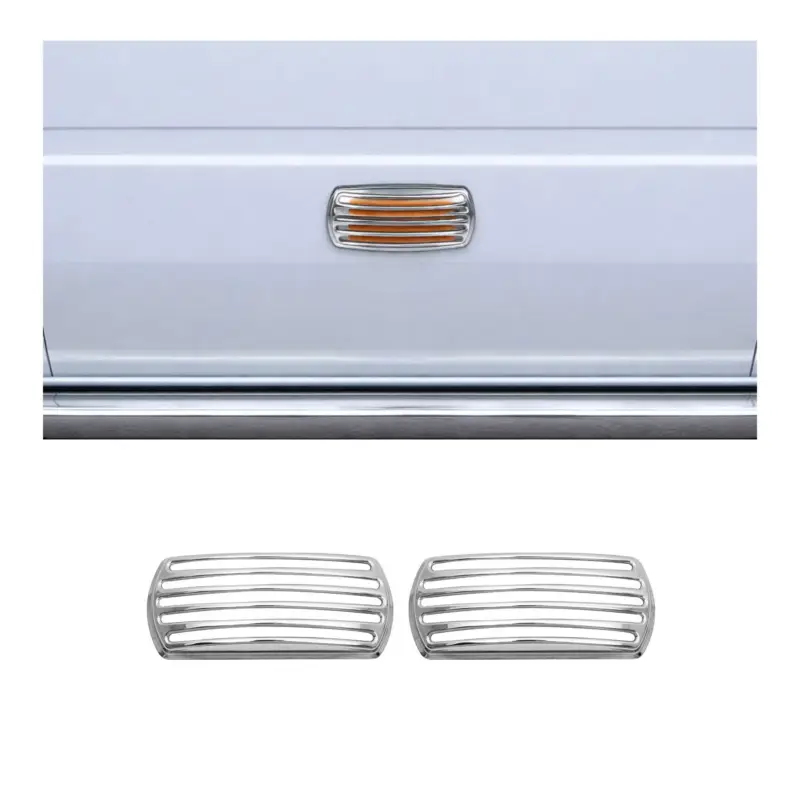 Blinkerrahmen Signalblende Blinker Umrandung für Ford Transit 2014-2021 Chrom 2x Rabatt