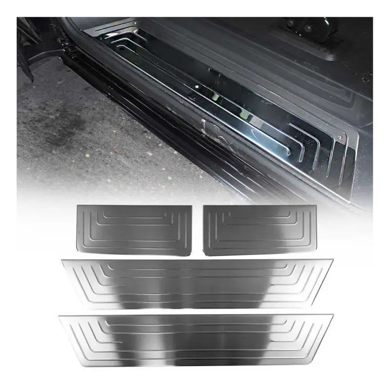 Einstiegsleisten Türschweller für VW Transporter T5 2003-2015 Chrom Gebürstet 4x Highlight