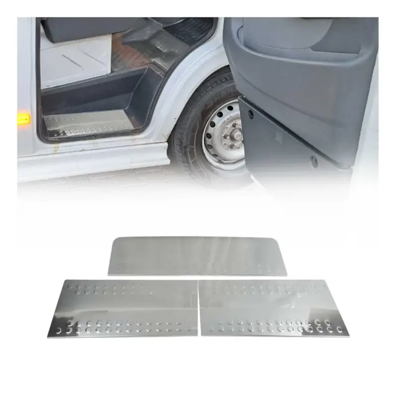 Einstiegsleisten für Mercedes Sprinter W901 W903 1995-2006 Chrom Edelstahl 3-tlg Top-Seller