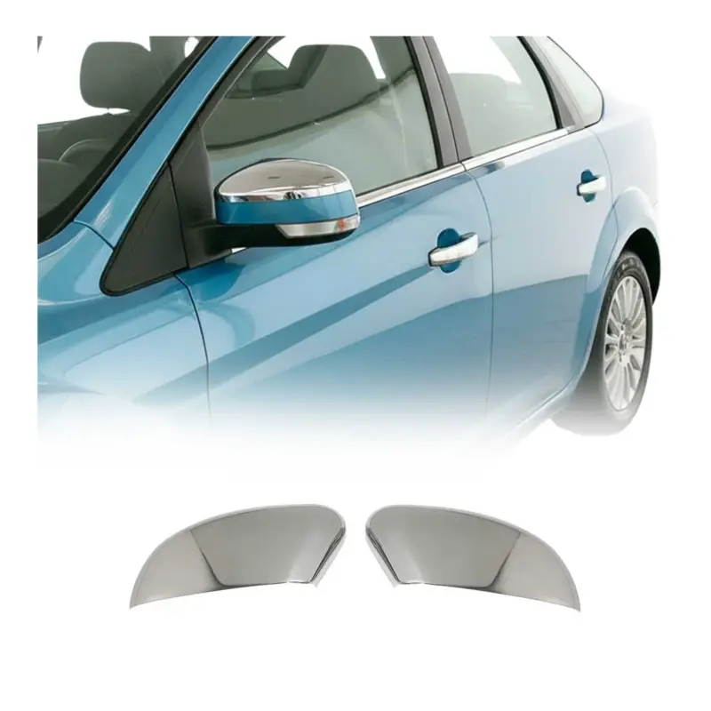 Wochenendangebot Spiegelabdeckung Spiegelkappen für Ford Focus 2 Kombi 2004-2011 Edelstahl Chrom