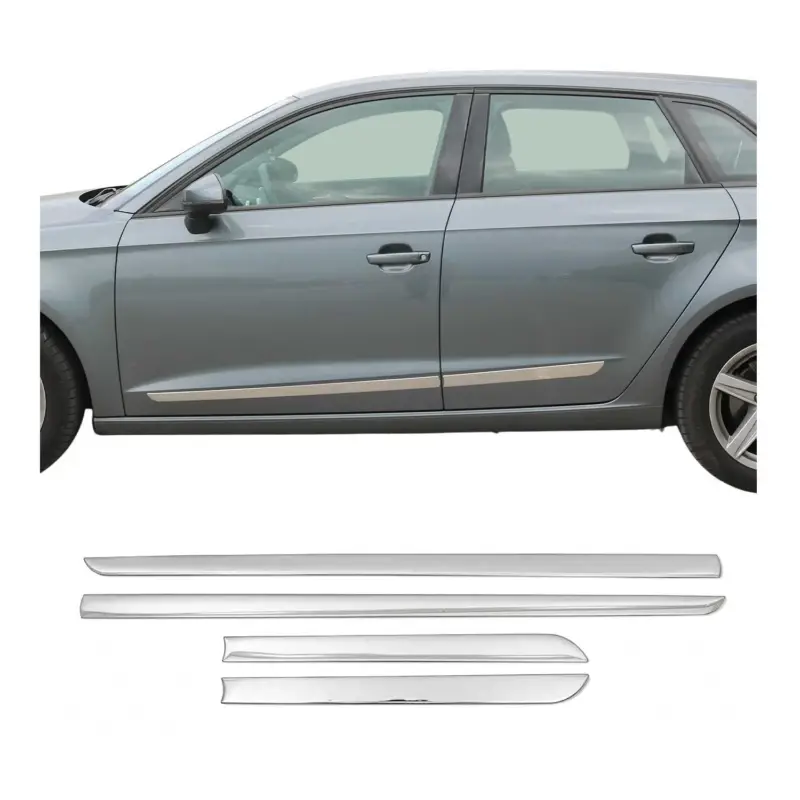 Aktuell Türschutzleiste Seitentürleiste für Fiat Grande Punto 2005-2012 Edelstahl 4x