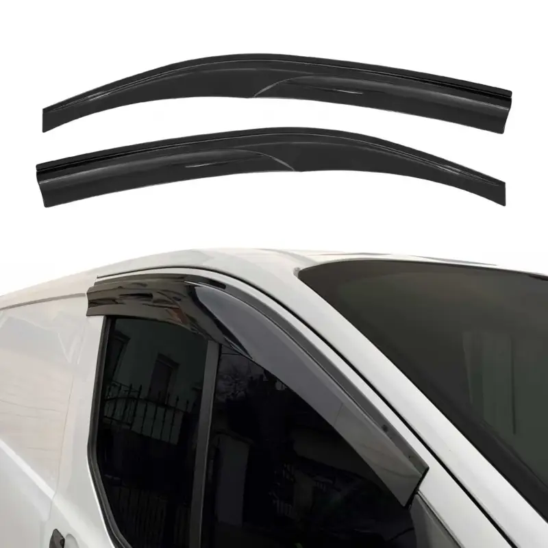 Sale 2x Windabweiser Regenabweiser für Ford Tourneo Custom 2012-2024 Acryl Dunkel