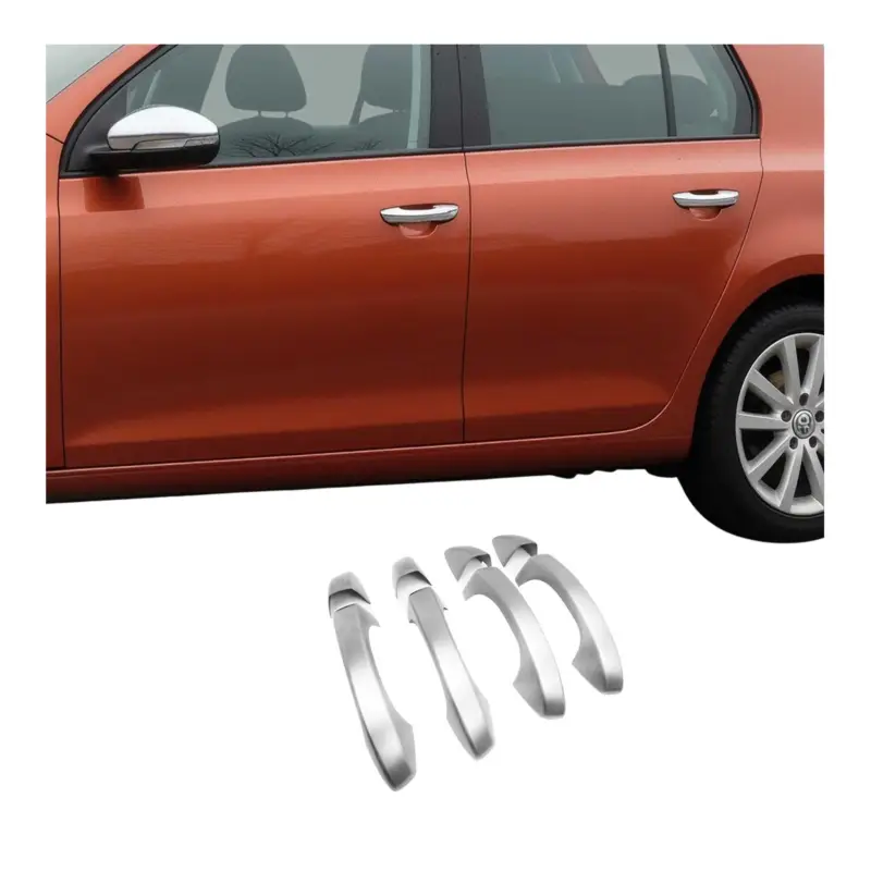 Echt Türgriff Blende Chrom für Seat Alhambra 2010-2020 4Tür Gebürstet 8tlg