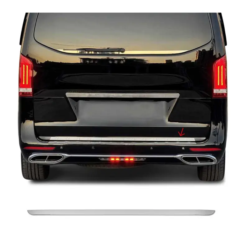 Online Kaufen Kofferraumleiste Heckleiste für Mercedes V Klasse W447 2014-2026 Edelstahl Chrom