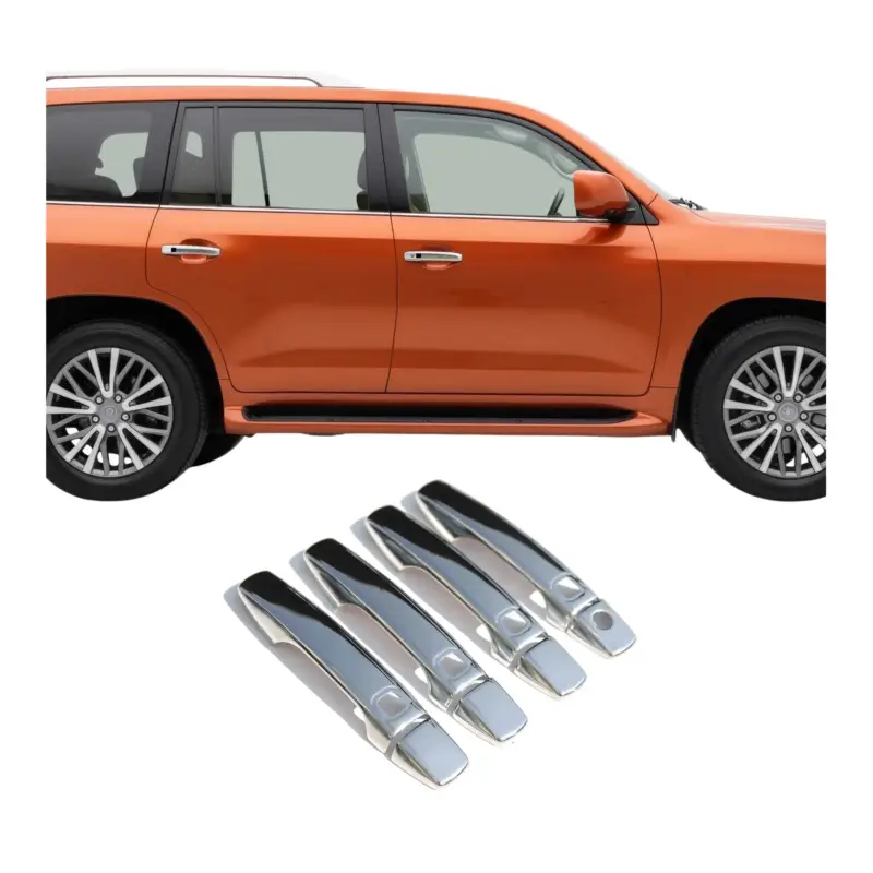 Türgriff Blende Türgriffkappen für Toyota Land Cruiser 2008-2015 4Tür Chrom 8x Zertifiziert
