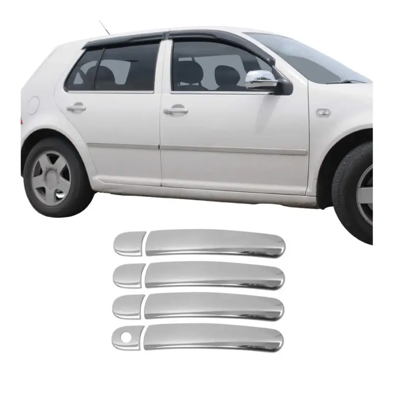 Chrom Türgriff Blende für Skoda Octavia 2004-2013 4Tür Edelstahl Matt Markenware