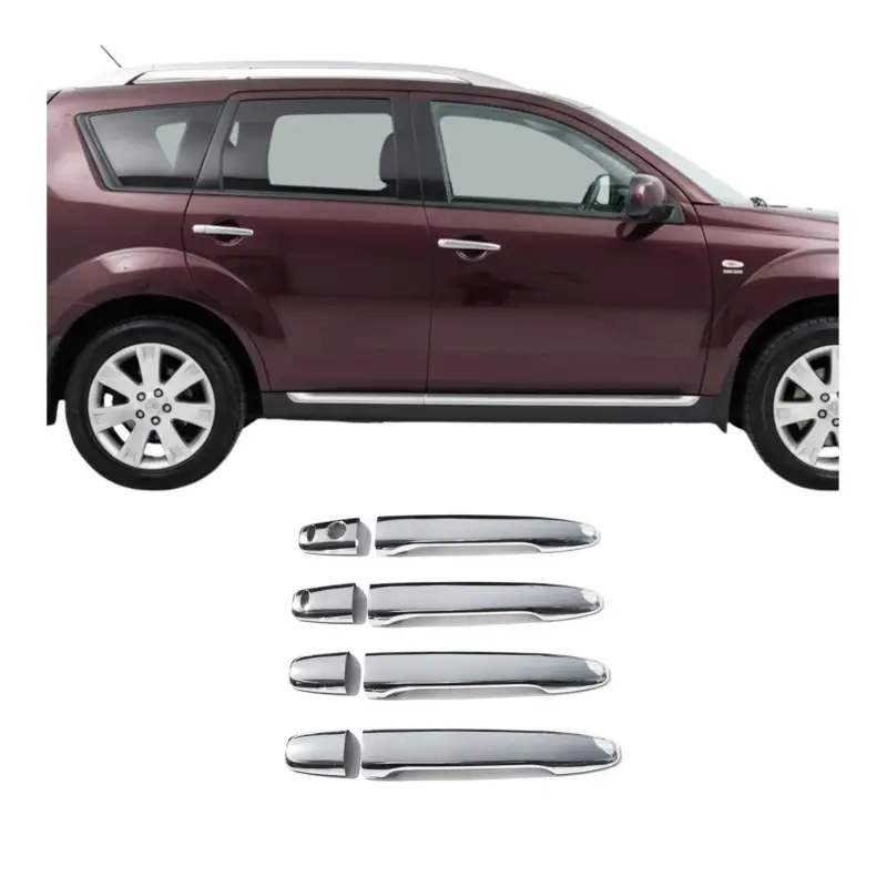 Chrom Türgriff Blende für Mitsubishi Lancer 2007-2017 4Tür Edelstahl 8tlg Bestpreis
