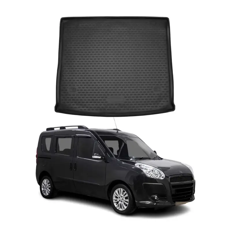 Kofferraummatte Kofferraumwanne für Fiat Doblo Panorama 2015-2021 Gummi TPE Expressversand