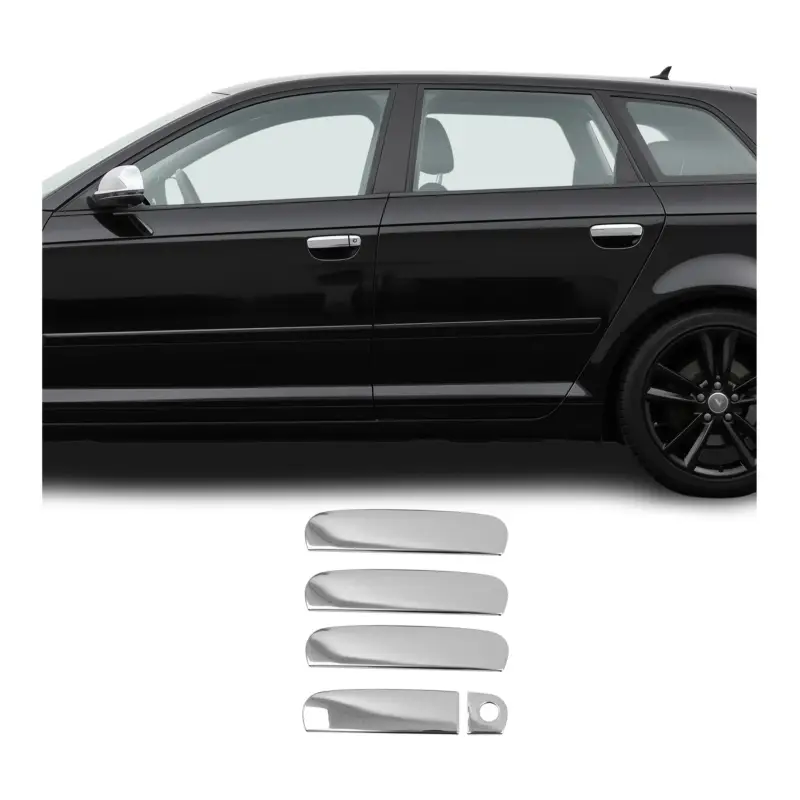 Chrom Türgriff Blende für Audi A6 4F Stufenheck 2004-2011 Edelstahl 5tlg Neue Ware