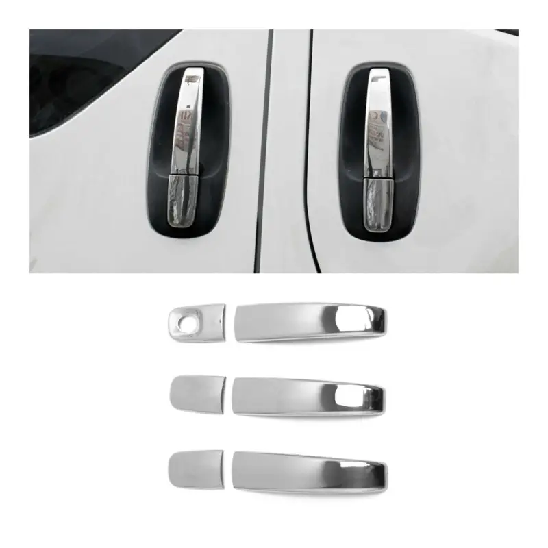 Chrom Türgriff Blende für Nissan Primastar 2001-2014 3-Tür Edelstahl 6tlg Neu Im Sortiment