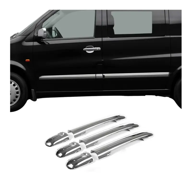 Chrom Türgriff Blende für Mercedes V Klasse W638 1996-03 3Tür Edelstahl Heißes Angebot