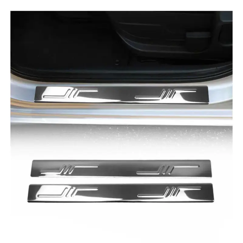 Zertifiziert Einstiegsleisten Türschweller für Nissan X-Trail T30 T31 T32 2001-2026 Chrom 2x