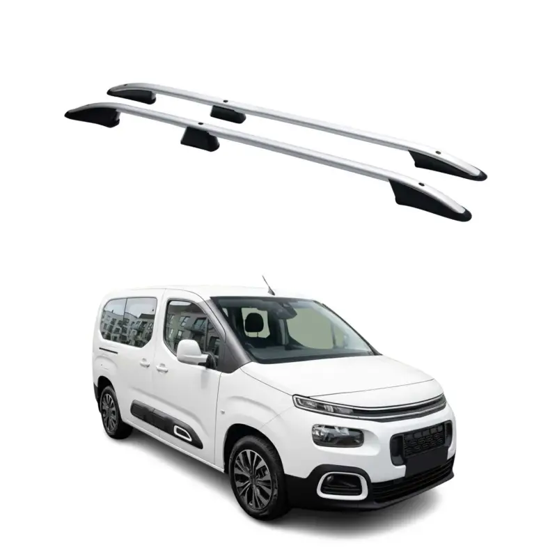 Dachreling Dachgepäckträger für Citroen Berlingo 2018-2026 L2 Langer Alu Grau Sale