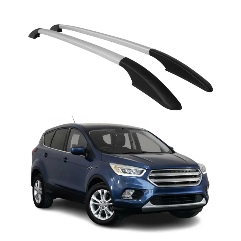 Dachreling Dachgepäckträger Relingträger für Ford Kuga II 2012-19 Alu Silber 2x Sonderangebot