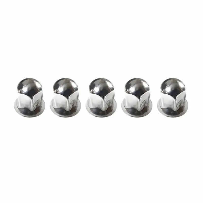 Abverkauf 5 x 33 mm LKW Radmutter-Abdeckkappen Radbolzen-Abdeckung Schutzkappen ABS