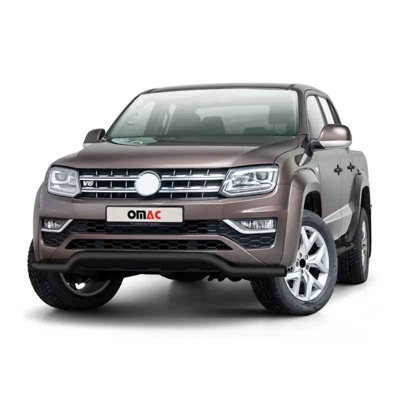 Jetzt Kaufen Frontbügel Frontschutzbügel für VW Amarok 2016-2021 ABE Edelstahl Schwarz