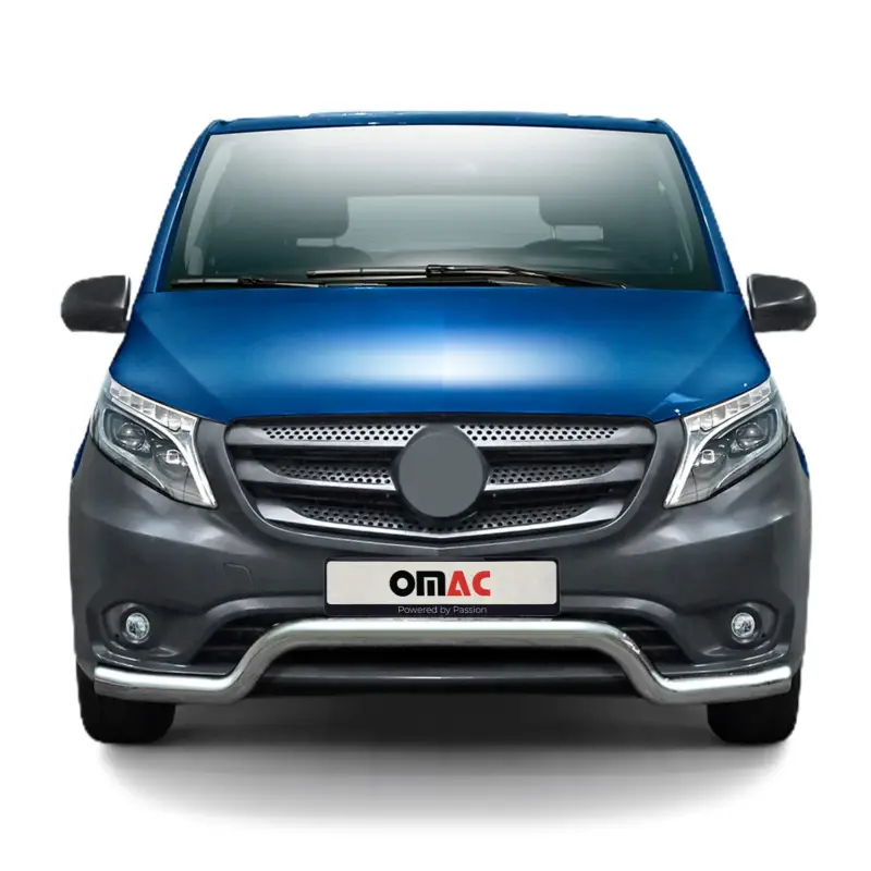 Frontbügel Frontschutzbügel für Mercedes Vito W447 2014-2026 Silber ABE Stahl Neuheit
