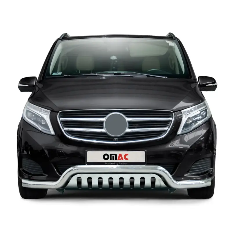 Edelstahl Frontschutzbügel für Mercedes Klasse 2014-2019 mit ABE Silber Sonderangebot