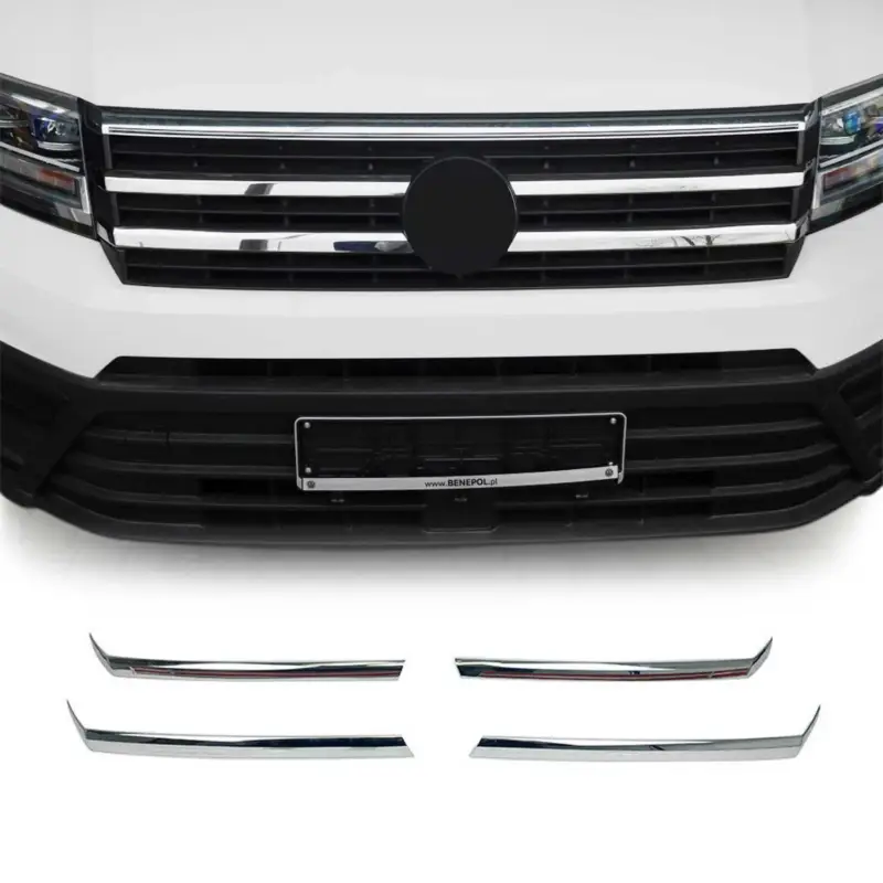 Abverkauf Kühlergrill Leisten Grillleisten für VW Grand California 2018-2021 Chrom 4x