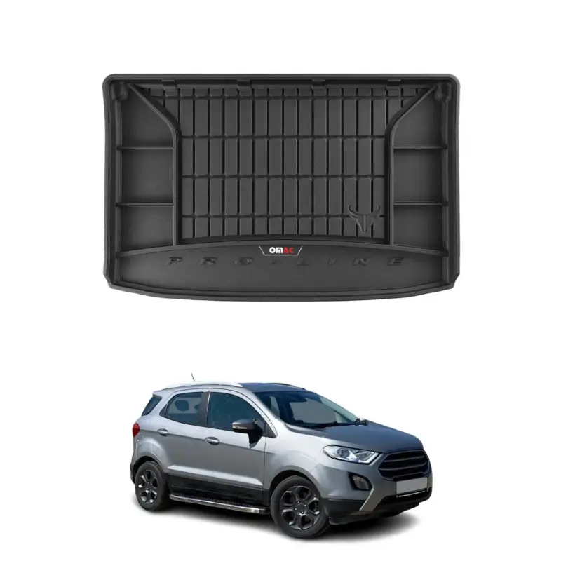 Must-Have OMAC Gummi Kofferraumwanne für Ford Ecosport 2017-2022 Obere TPE Schwarz