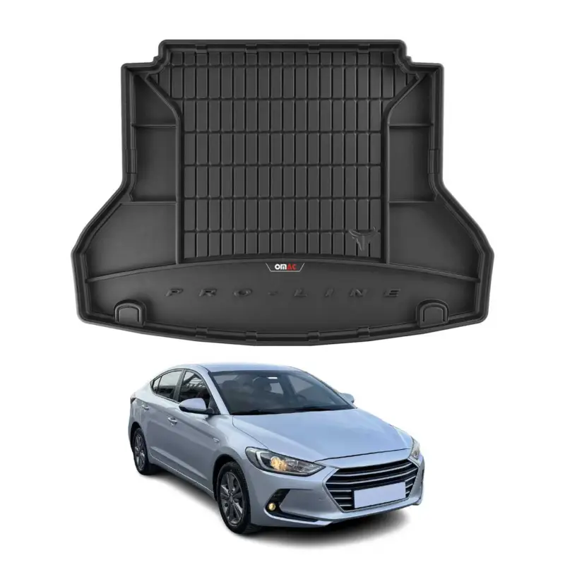 Ausverkauf OMAC Gummi Kofferraumwanne für Hyundai Elantra 2016-2020 TPE Laderaumwanne