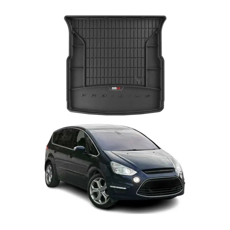 OMAC Gummi Kofferraumwanne für Ford S-Max 2006-2014 5-sitz TPE Laderaumwanne Preisreduziert