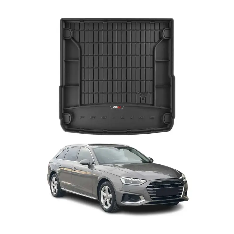 OMAC Gummi Kofferraumwanne für Audi A4 Avant B9 2016-2025 Laderaumwanne TPE Garantierte Lieferung