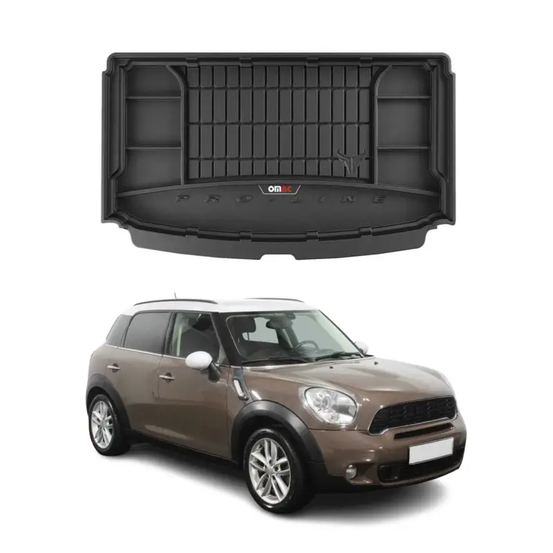 OMAC Gummi Kofferraumwanne für Mini Countryman R60 2010-2016 Obere TPE Schwarz Sonderangebot