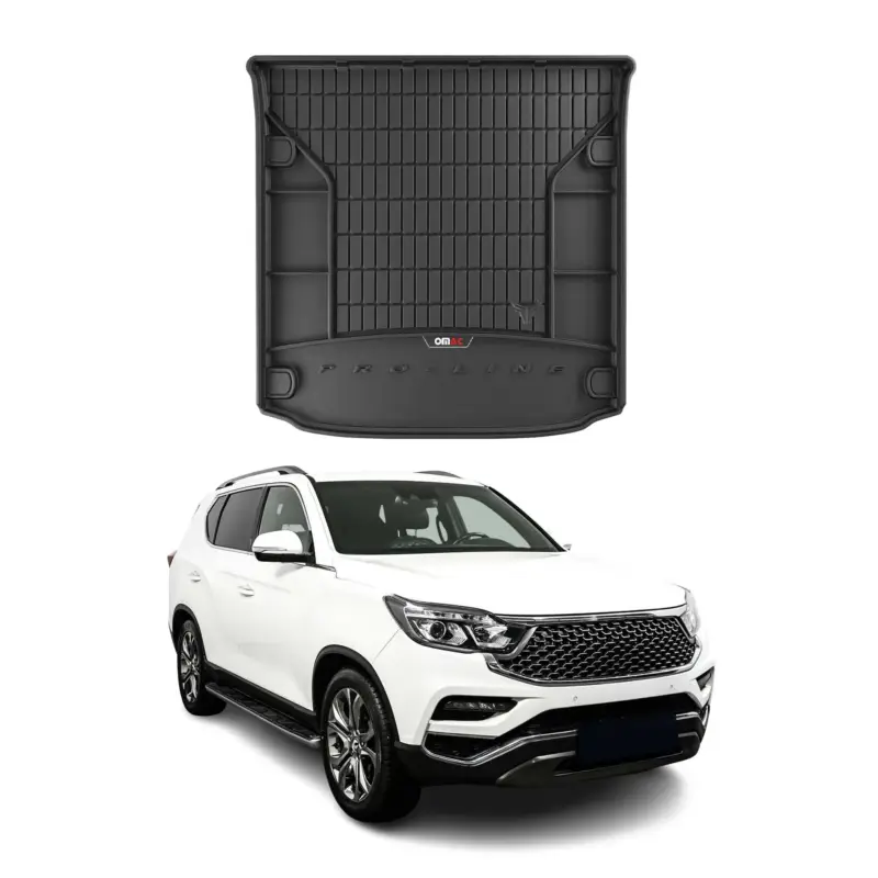 Solange Der Vorrat Reicht OMAC Gummi Kofferraumwanne für Ssangyong Rexton G4 2017-2026 TPE Laderaumwanne