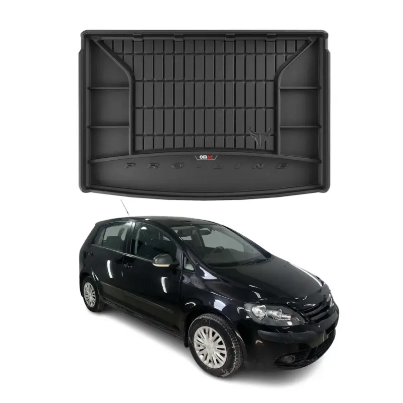 Rabatt OMAC Gummi Kofferraumwanne für VW Golf Plus 2005-2014 TPE Laderaumwanne Schwarz