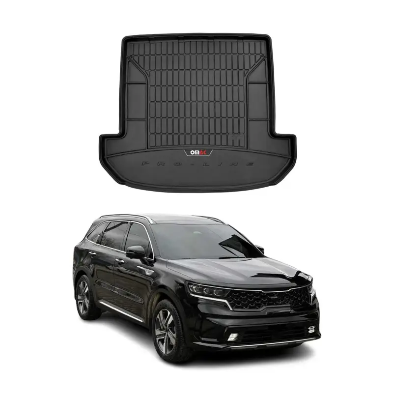 Wochenendangebot OMAC Gummi Kofferraumwanne für Kia Sorento 2015-2025 TPE Laderaumwanne Schwarz
