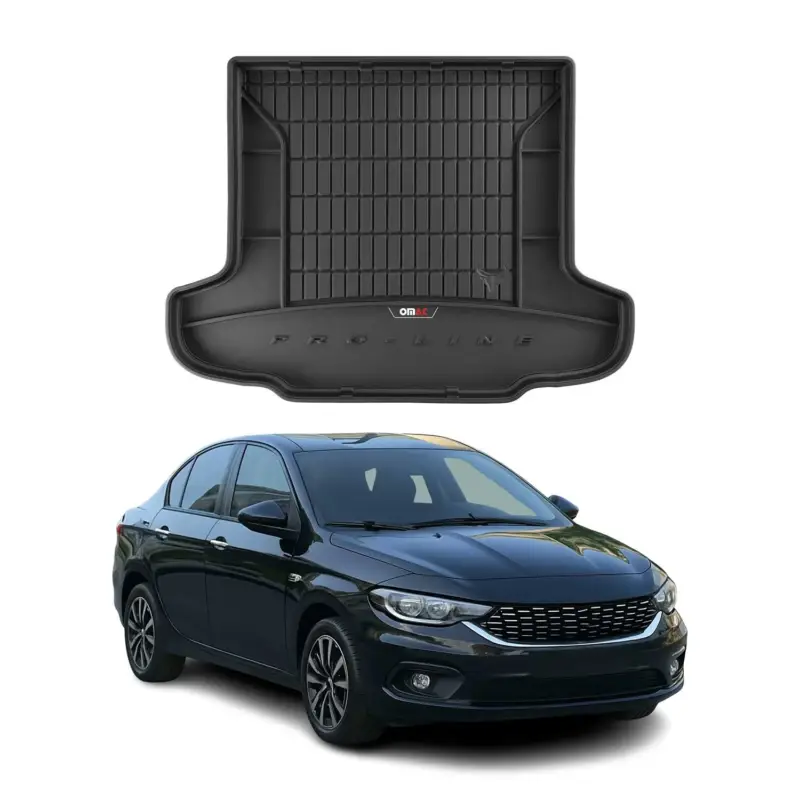 Sofort Bestellen OMAC Gummi Kofferraumwanne für Fiat Tipo Stufenheck 2015-2026 TPE Laderaumwanne
