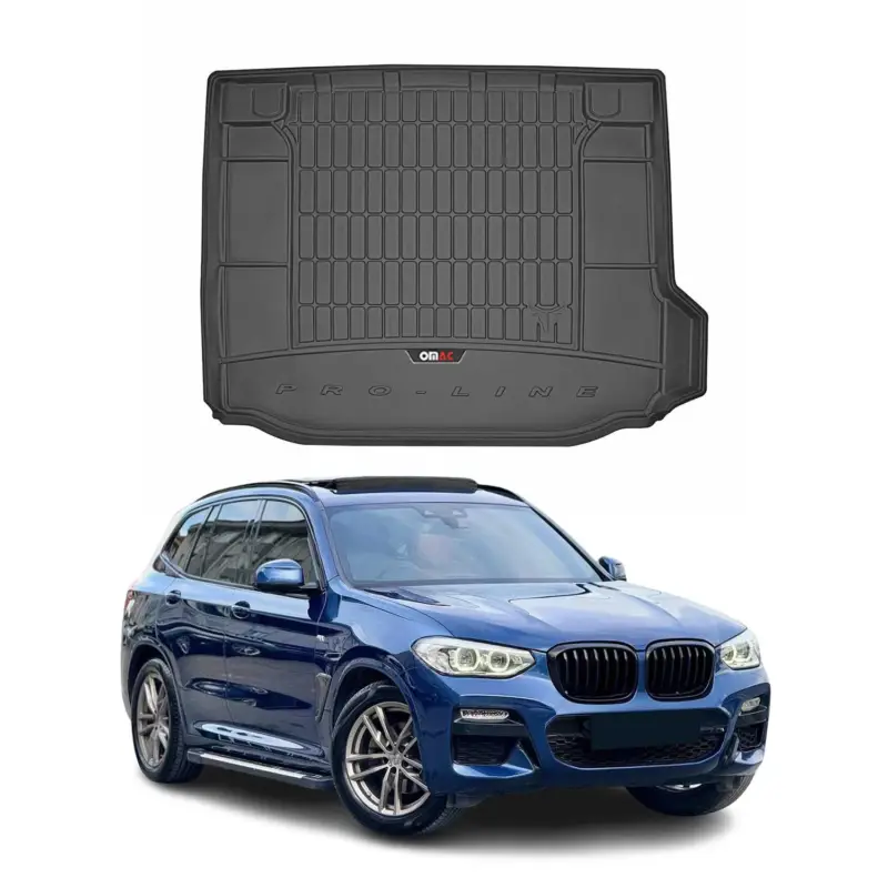 OMAC Gummi Kofferraumwanne für BMW X3 G01 2017-2024 TPE Laderaumwanne Schwarz Billig