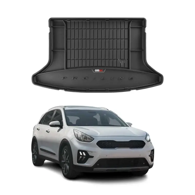 Schneller Versand OMAC Gummi Kofferraumwanne für Kia Niro I 2017-2022 Hybrid TPE Laderaumwanne