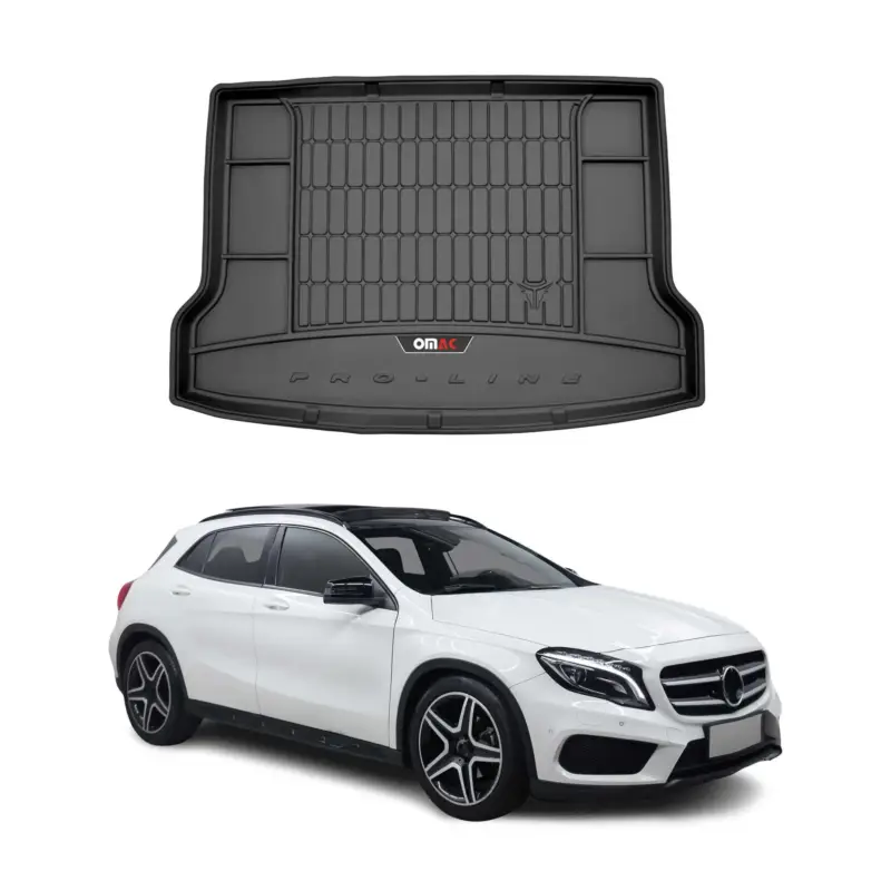Geprüft OMAC Gummi Kofferraumwanne für Mercedes GLA X156 2013-2019 3D TPE Laderaumwanne