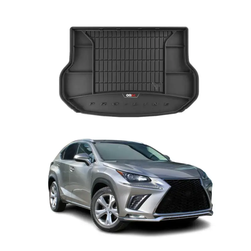 OMAC Gummi Kofferraumwanne für Lexus NX 2015-2021 TPE Laderaumwanne Schwarz Highlight