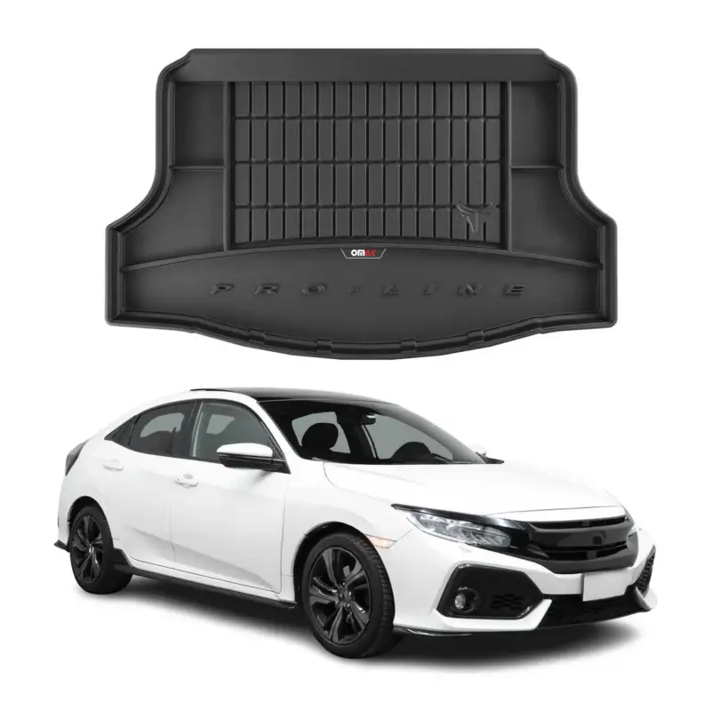 Markenware OMAC Gummi Kofferraumwanne für Honda Civic X Schrägheck 2017-2021 5-tür TPE