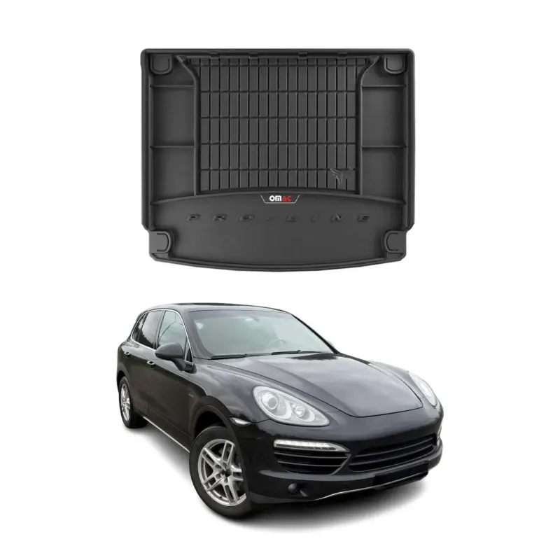 Aktuell OMAC Gummi Kofferraumwanne für Porsche Cayenne 2010-2017 TPE Laderaumwanne