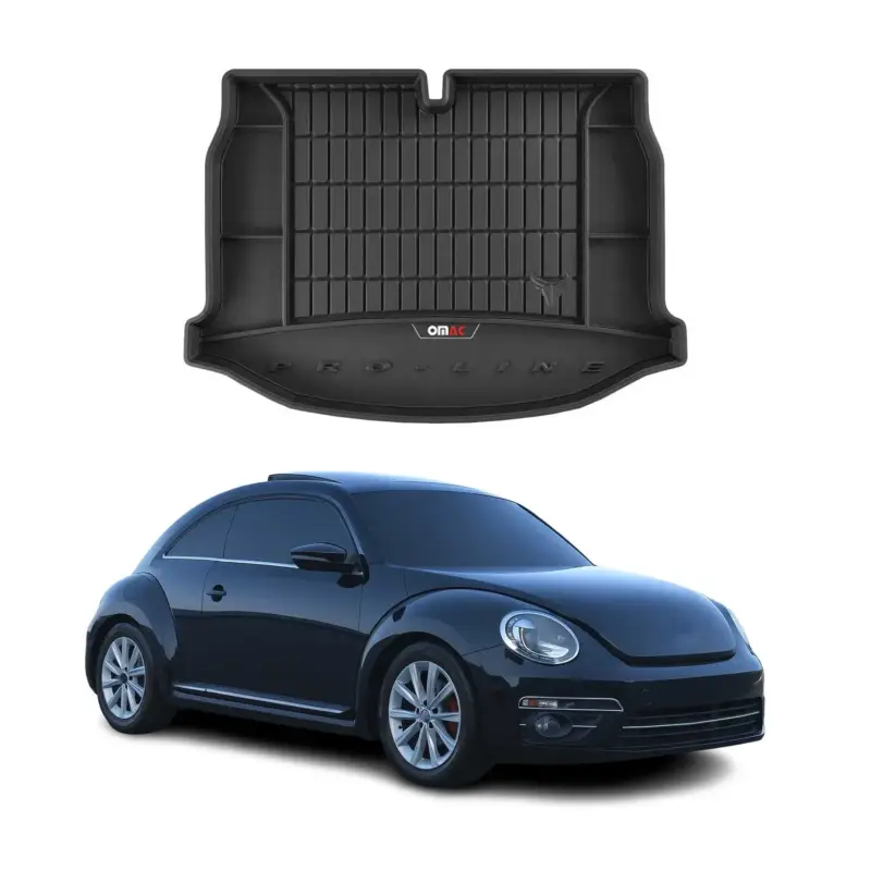 Echt OMAC Gummi Kofferraumwanne für VW Beetle 2011-2019 TPE Laderaumwanne Schwarz