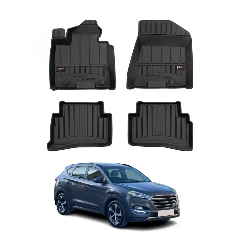 Top-Preis OMAC Gummi Fußmatten für Hyundai Tucson 2015-2020 Premium TPE Automatten 4tlg