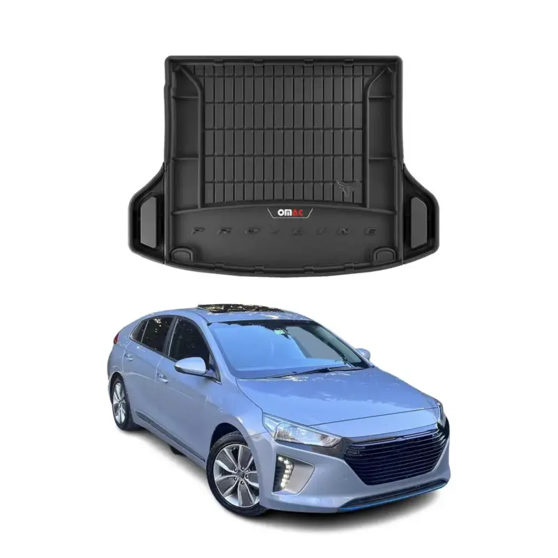 OMAC Gummi Kofferraumwanne für Hyundai Ioniq Hybrid 2016-2021 TPE Laderaumwanne Direkt Vom Hersteller
