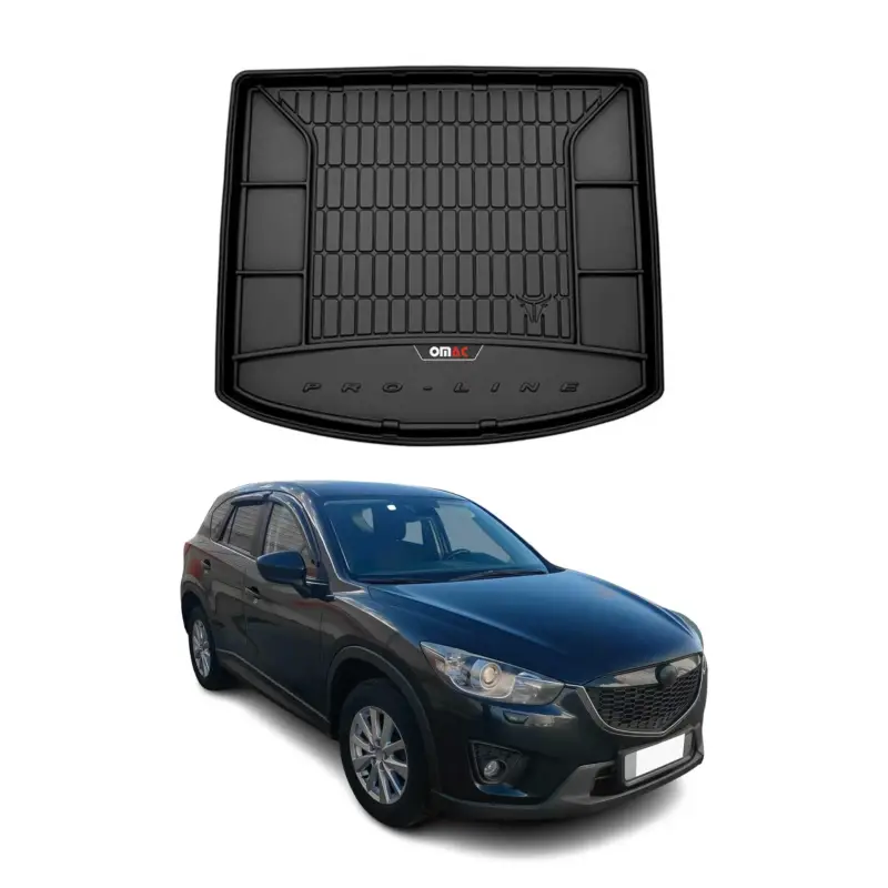 OMAC Gummi Kofferraumwanne für Mazda CX-5 2012-2017 TPE Laderaumwanne Schwarz Bestpreis