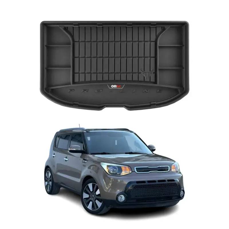 Jetzt Bestellen OMAC Gummi Kofferraumwanne für Kia Soul 2013-2018 TPE Laderaumwanne Schwarz
