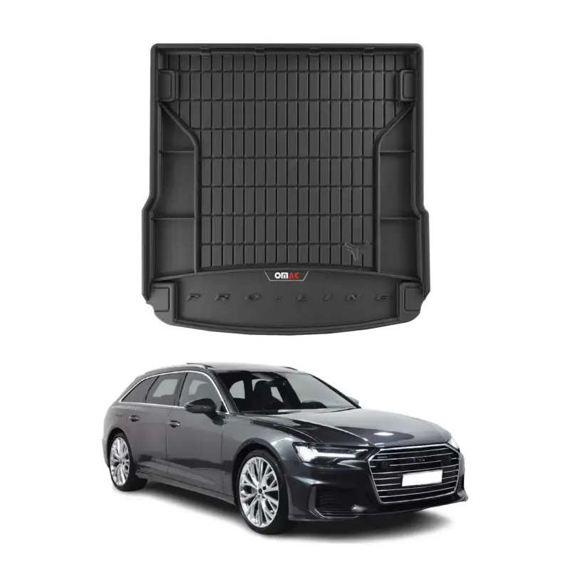 Neu OMAC Gummi Kofferraumwanne für Audi A6 C8 Avant Allroad 2018-2025 TPE Schwarz