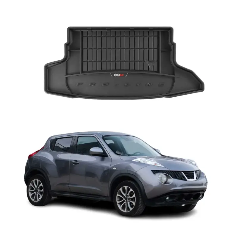 OMAC Gummi Kofferraumwanne für Nissan Juke 2010-2014 TPE Laderaumwanne Schwarz Geprüft